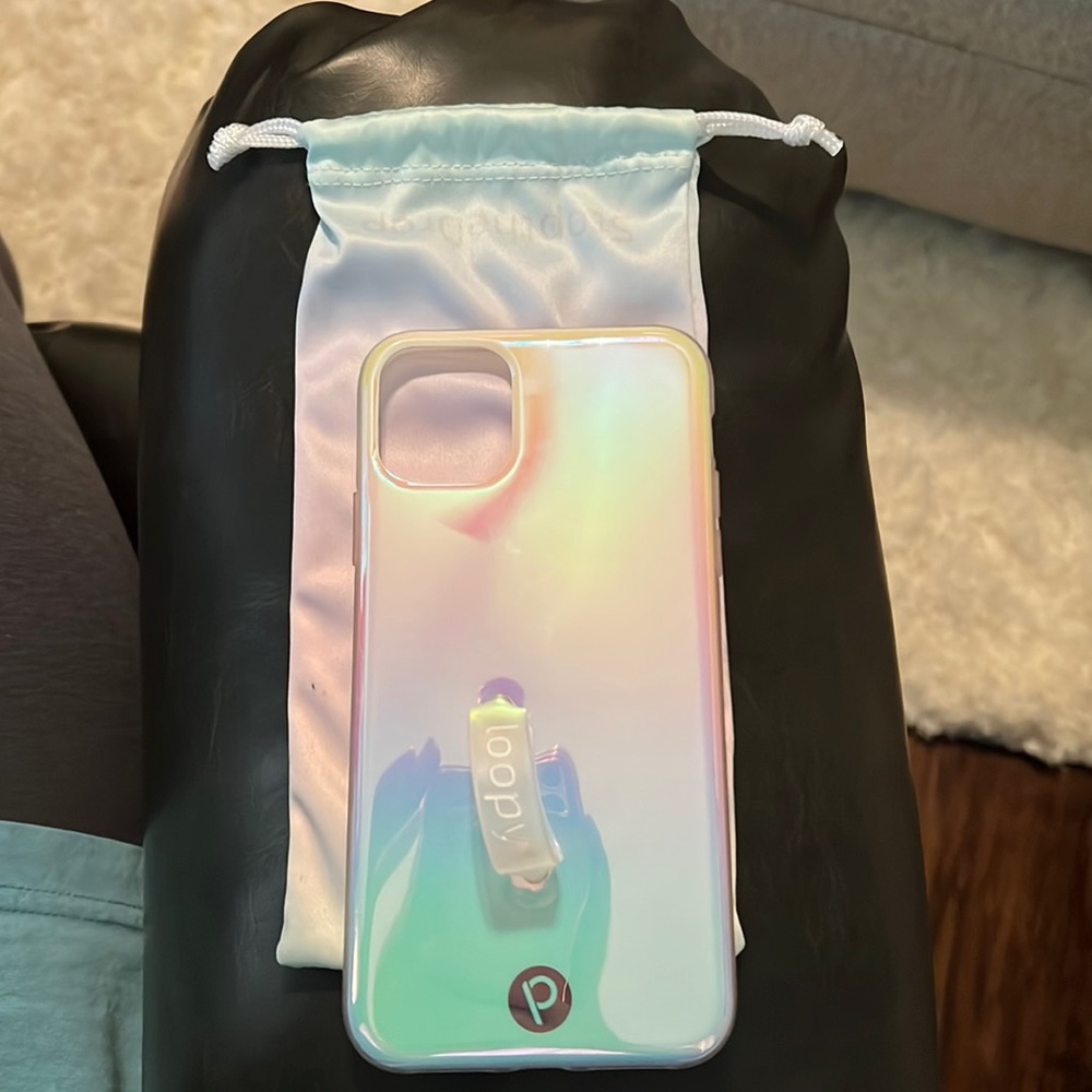 iPhone 11 Pro Max iridescent loopy case